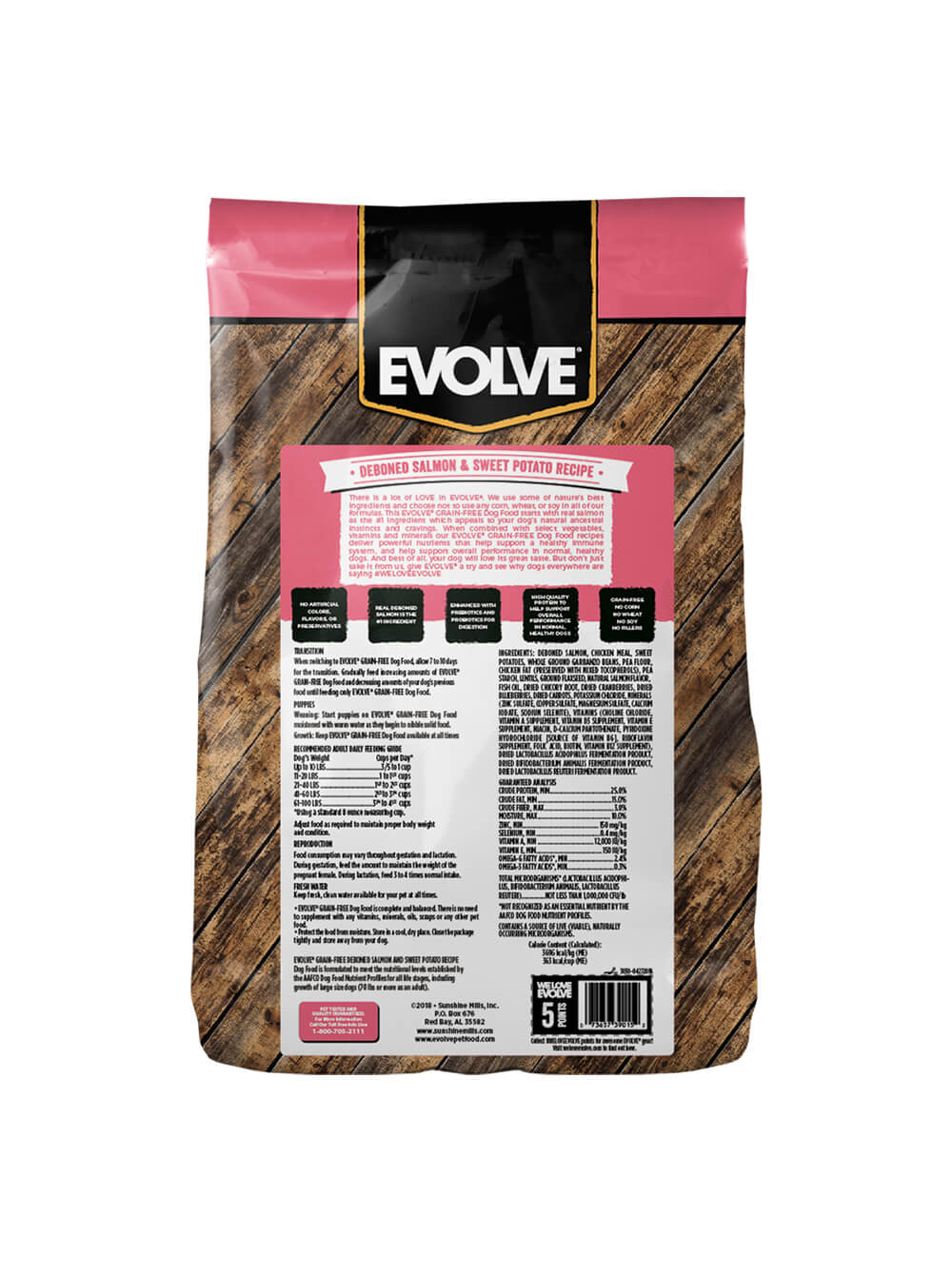 EVOLVE Alimento Seco para Perro Grain Free - Salmón 24Lbs