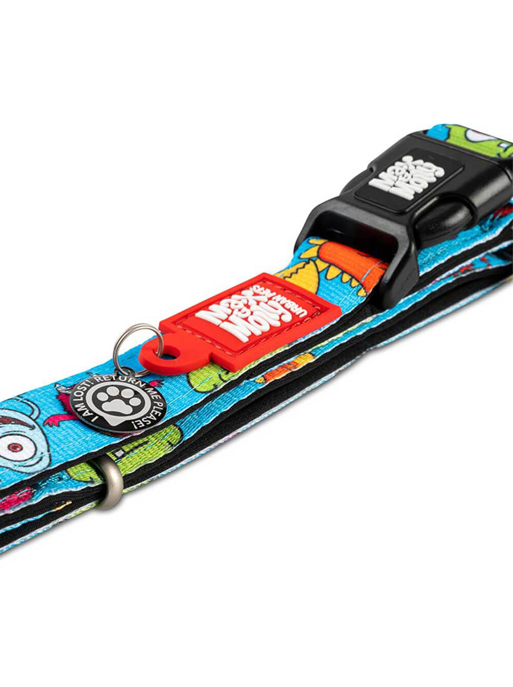 MAX & MOLLY Collar para Perro Little Monsters Smart ID - Large
