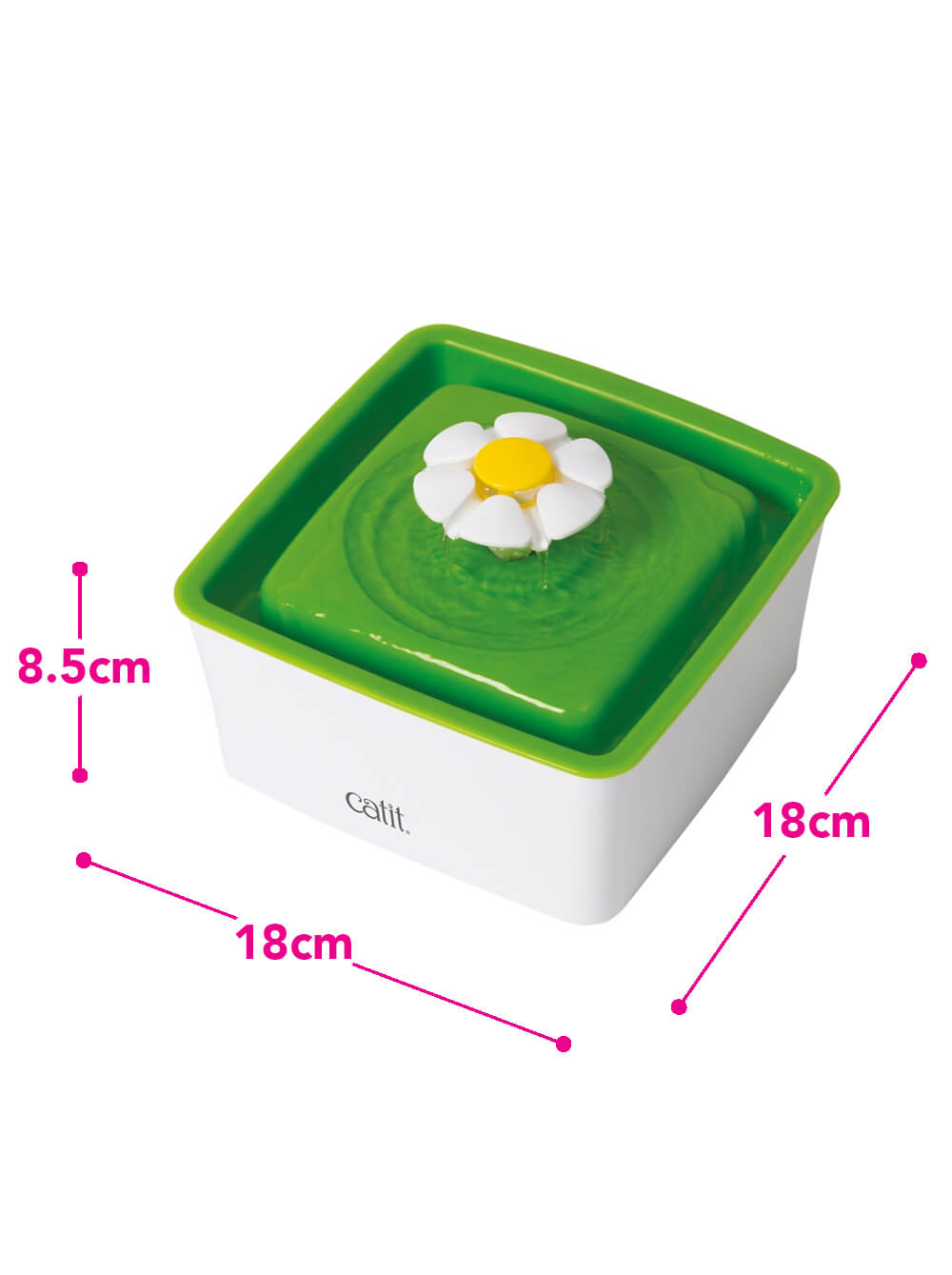 HAGE CATIT Fuente de Agua Mini Flores - 1.5Lt