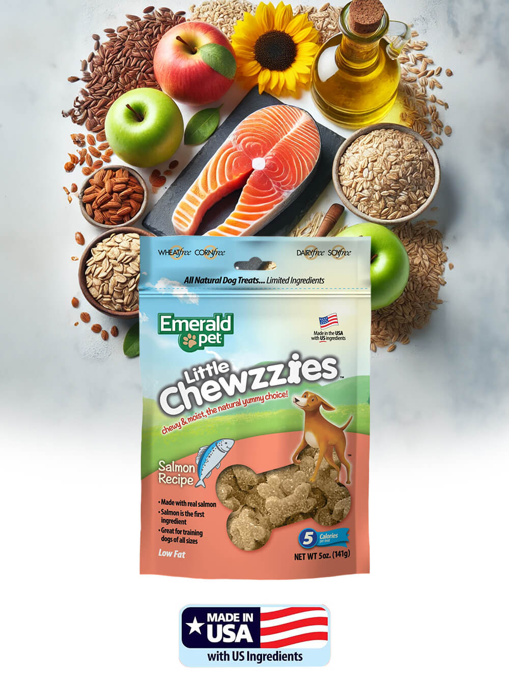 EMERALD PET Snack para perro - Salmón
