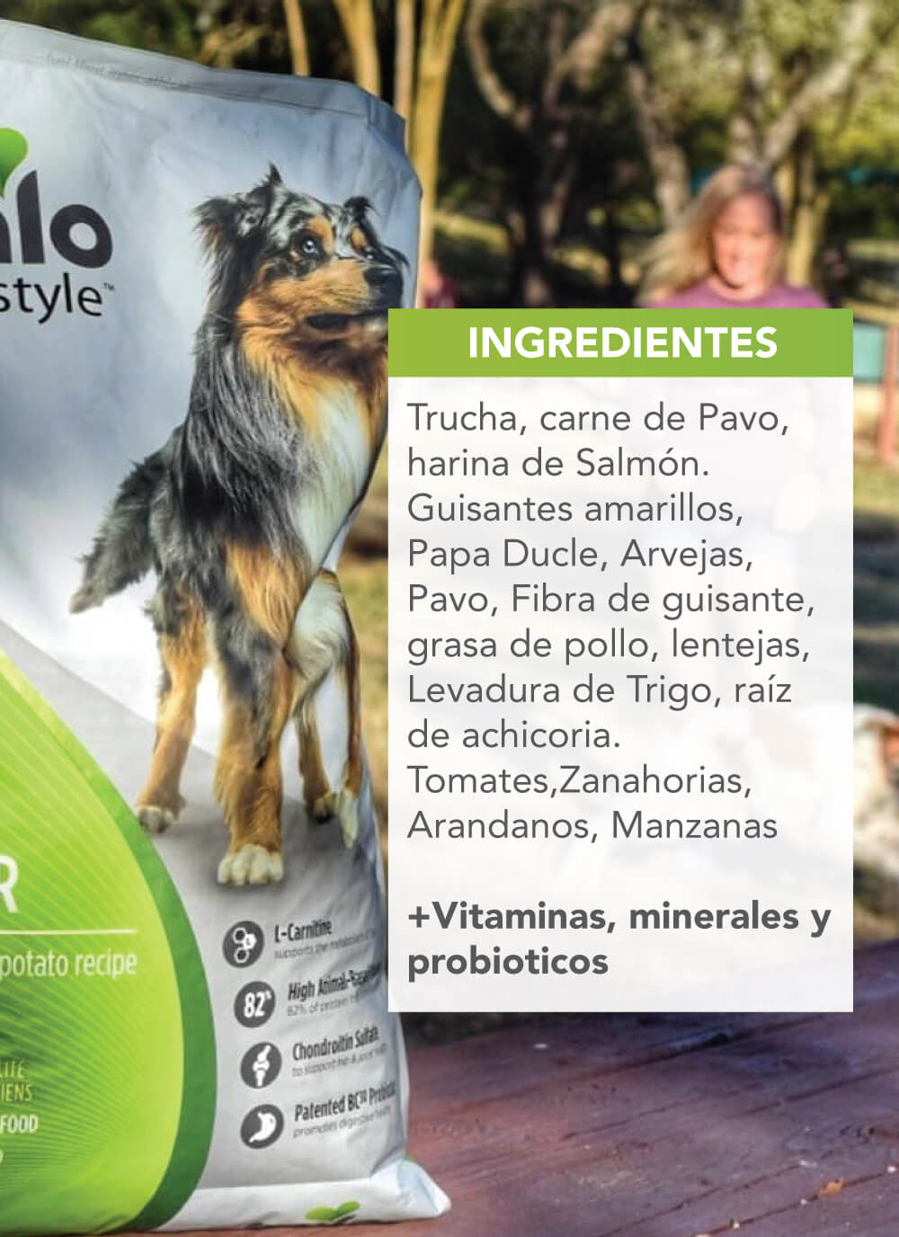 NULO Alimento Seco para Perro Grain Free Senior - Trucha 4.5Lb