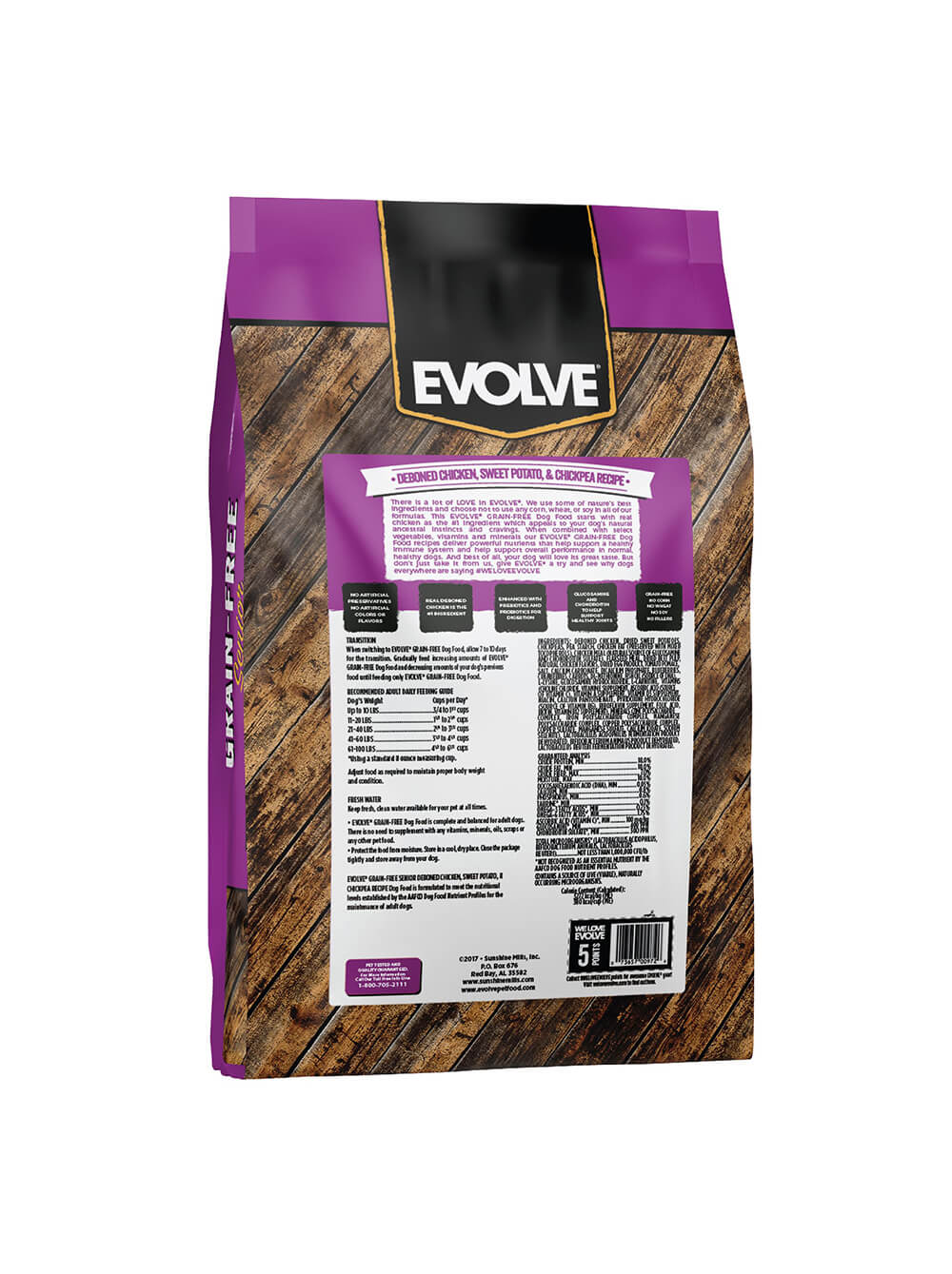 EVOLVE Alimento Seco para Perro Grain Free Senior - Pollo 14Lbs