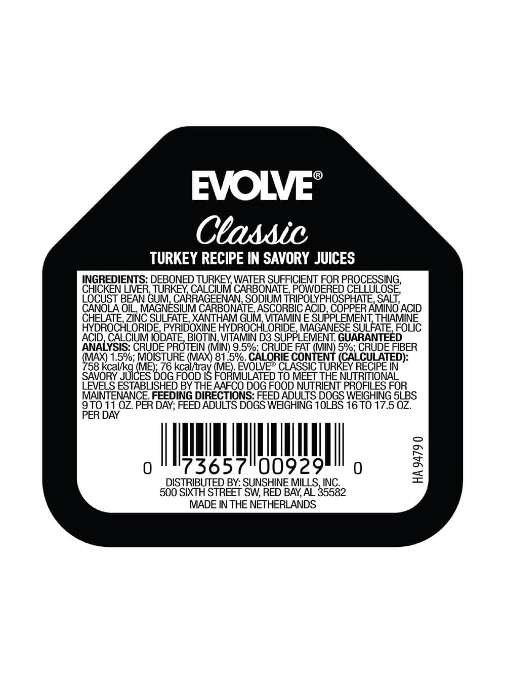 EVOLVE Alimento Humedo para Perro Classic - Pavo 99gr