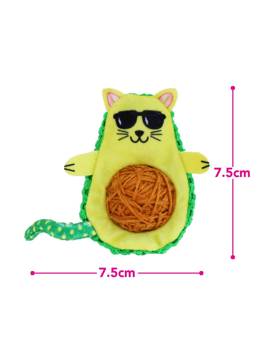 KONG Juguete para Gatos Wranglers Aguacate