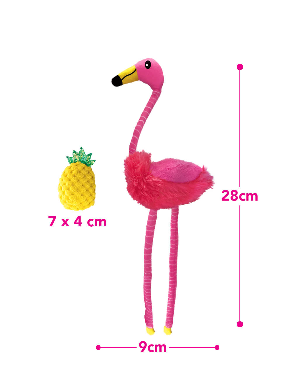 KONG Juguete para Gatos Tropics Flamingo