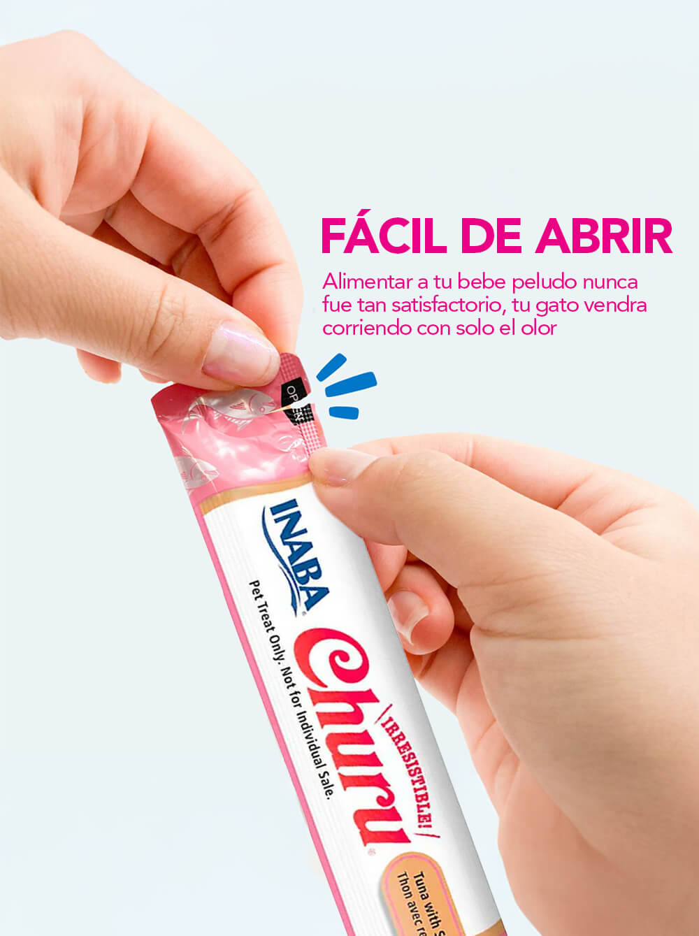 CHURU Snack para Gato x4 - Hojuelas Atún y Bonito 56gr