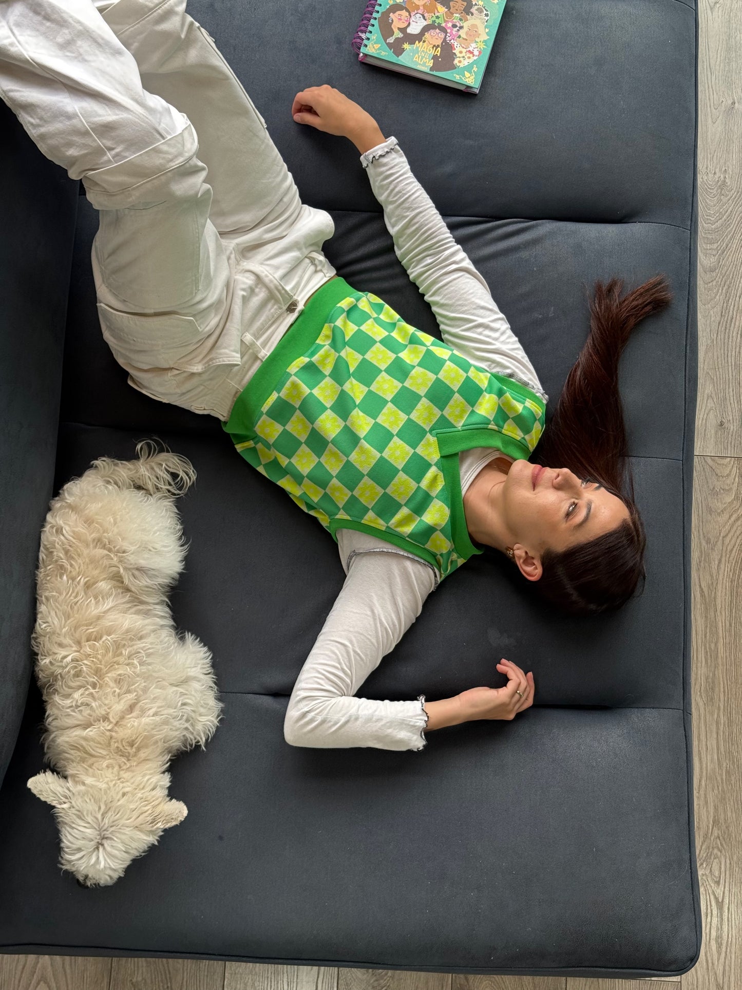 Chaleco Flow Verde Mamá