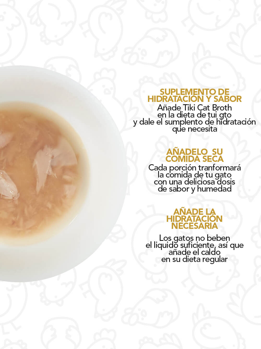 TIKI CAT Broth - Pollo en Caldo - Pouch 37gr