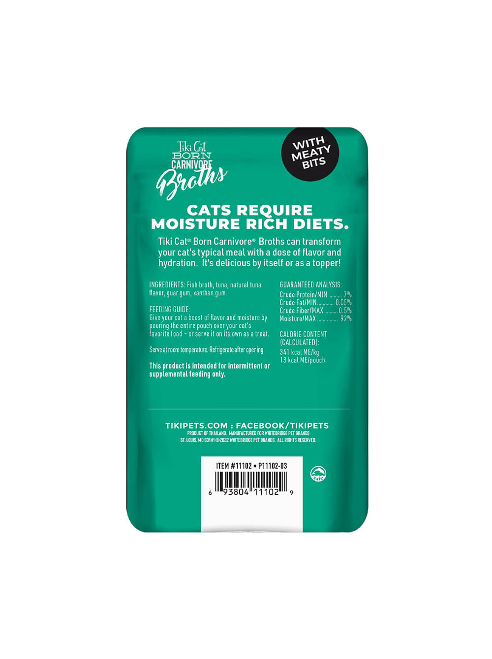 TIKI CAT Broth - Atún en Caldo - Pocuh 37gr