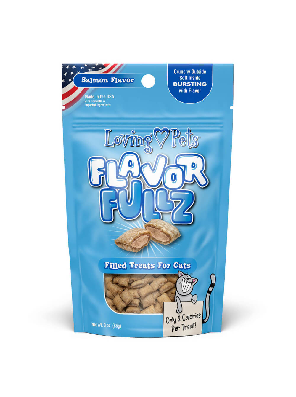 LOVING PETS Snack para gato Flavor Fullz - Salmón 3 oz