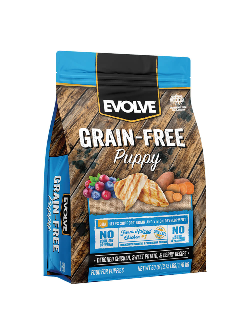 EVOLVE Alimento Seco para Perro Grain Free Puppy - Pollo 3.75Lbs