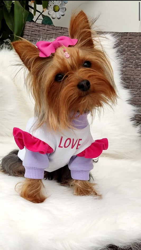 Camiseta kiss me lila