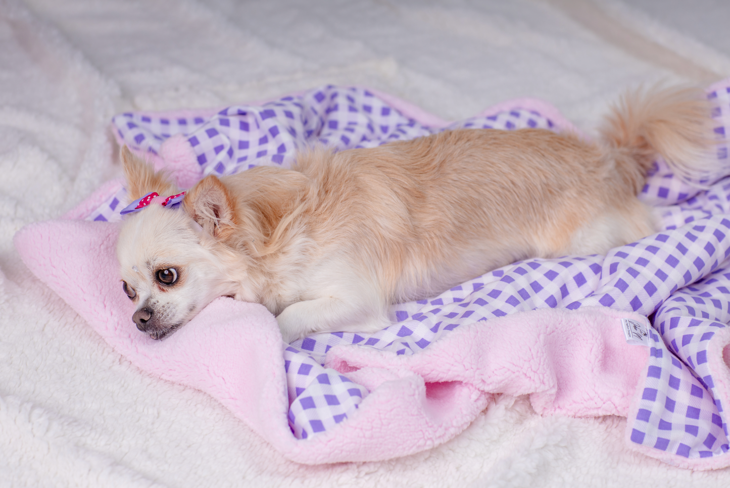 Cobija Leñadora Lila