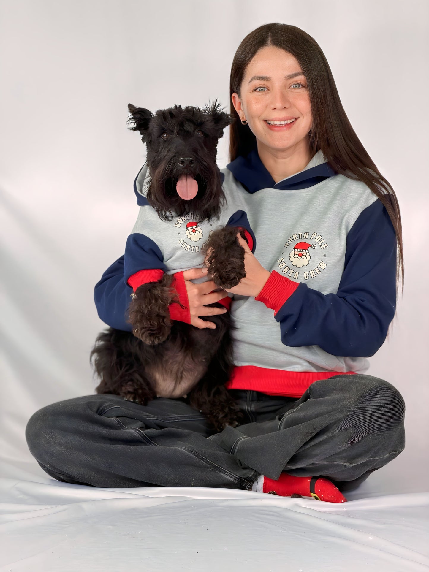 Hoodie Mamá Santa Crew