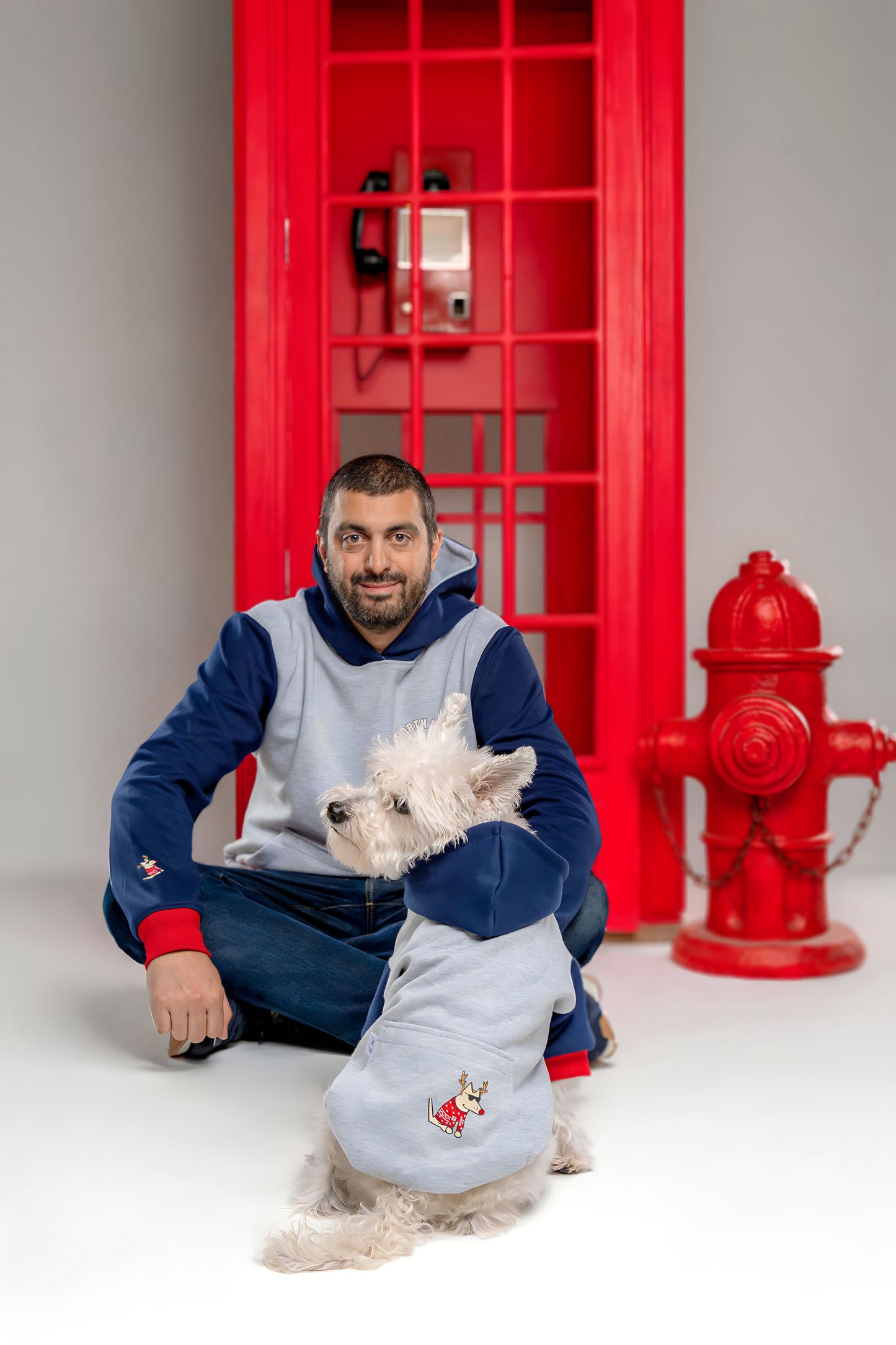 Hoodie Papá Santa Crew