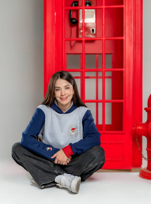 Hoodie Mamá Santa Crew