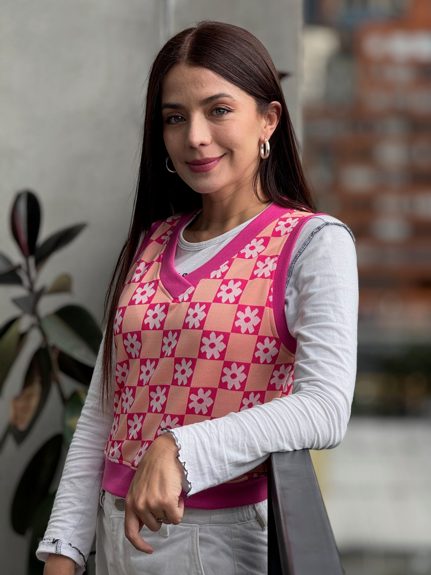 Chaleco Flow Rosa Mamá