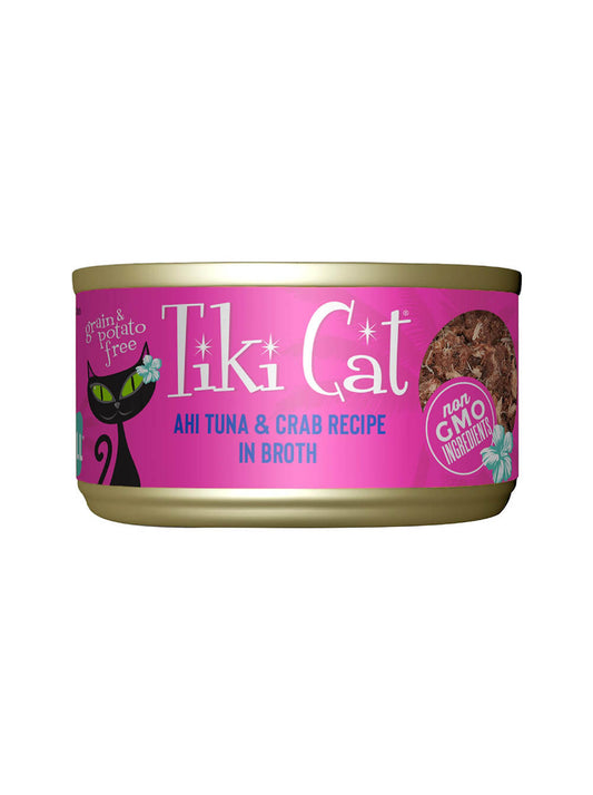 TIKI CAT Atún y Cangrejo en caldo - Lata 80gr