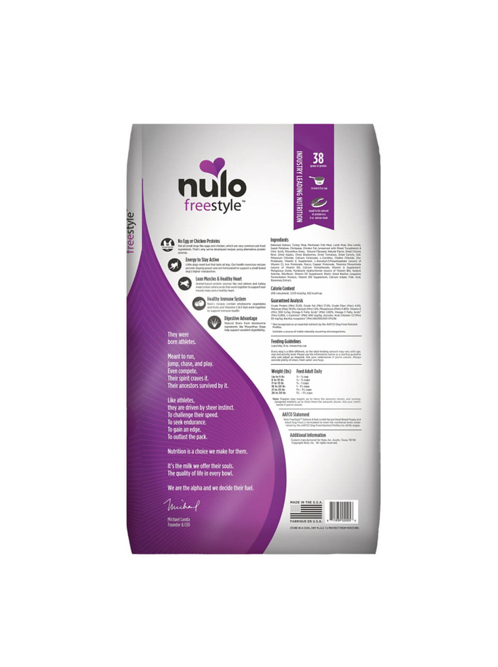 NULO Alimento Seco para Perro Grain Free Razas Pequeñas - Salmón - 11 Lbs