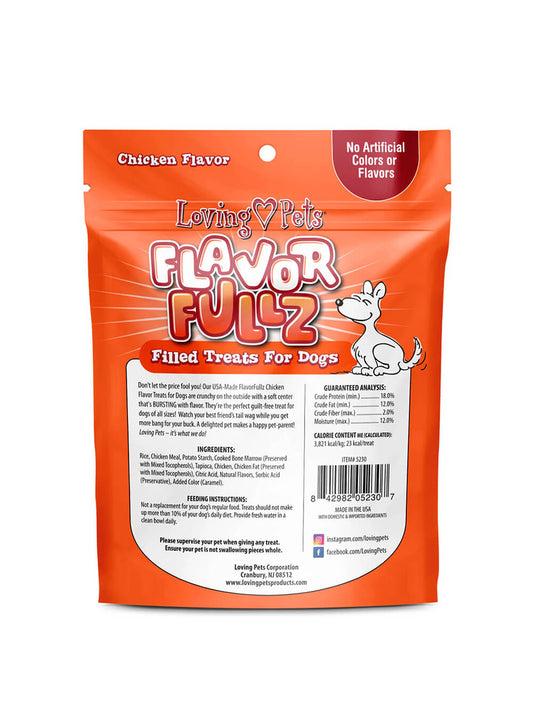 LOVING PETS Snack para perros FLAVORFULLZ - Pollo - 6 oz