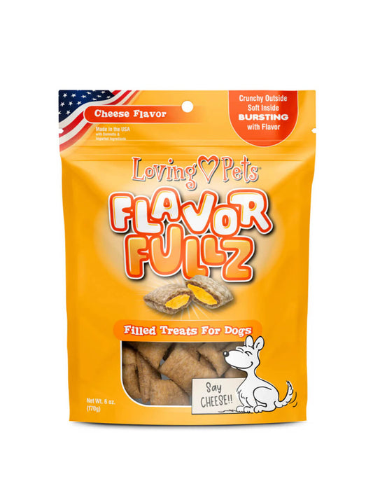 LOVING PETS Snack para perros FLAVORFULLZ - Queso - 6 oz
