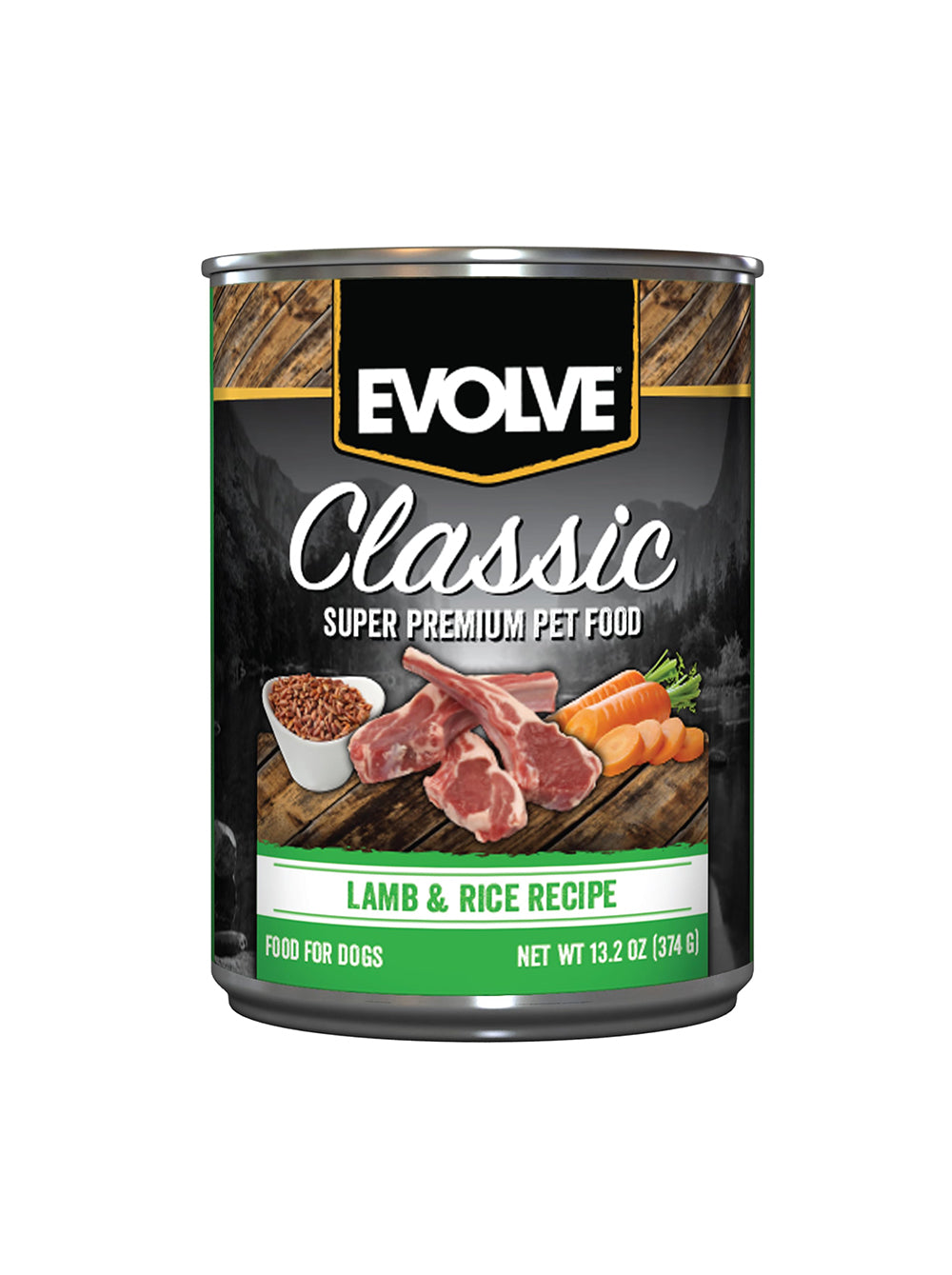 EVOLVE Alimento humedo para perro Classic - Cordero 374gr
