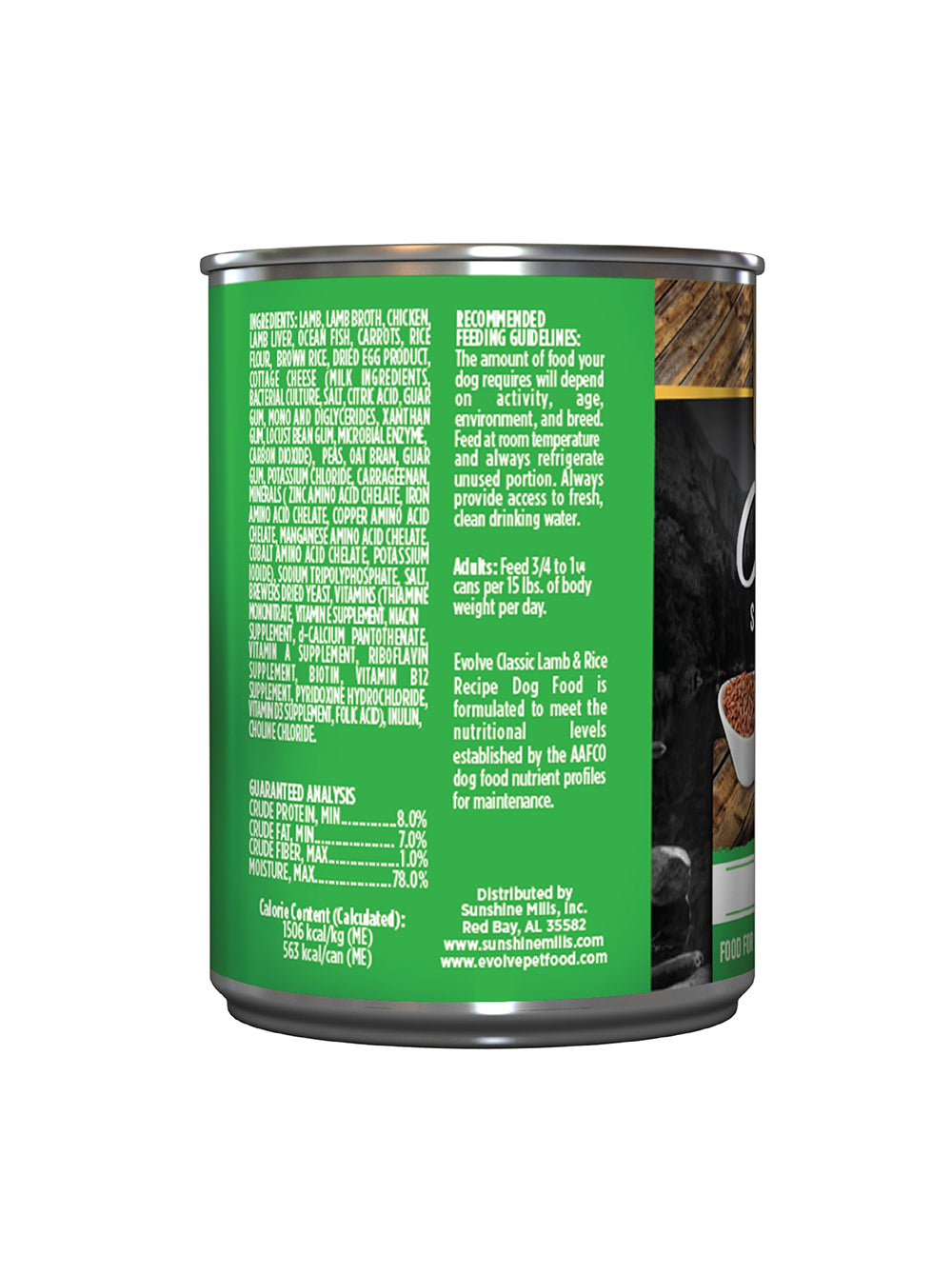 EVOLVE Alimento humedo para perro Classic - Cordero 374gr