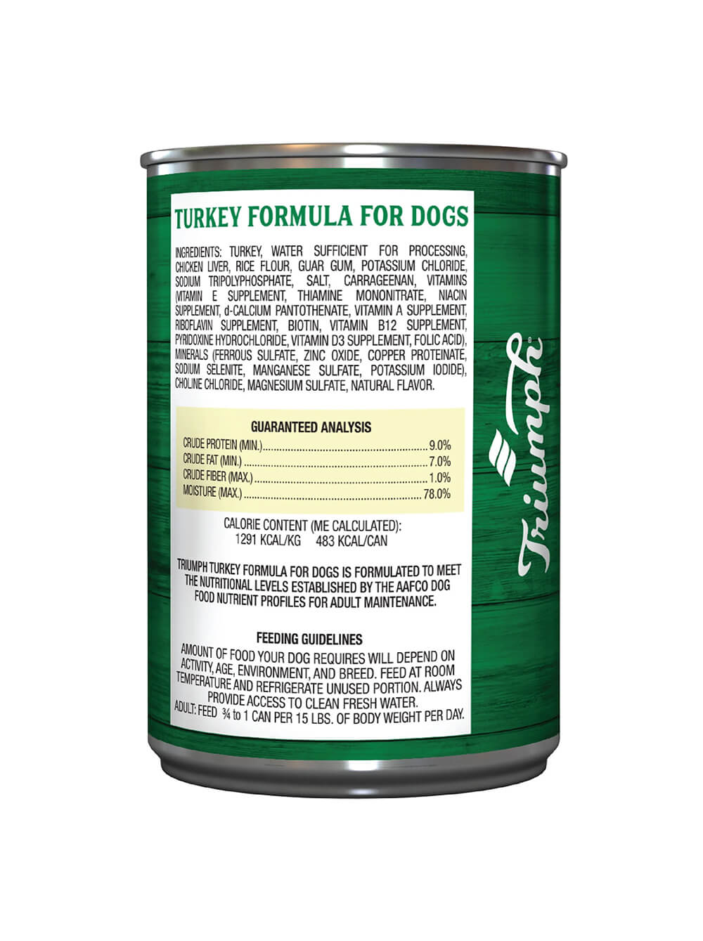 TRIUMPH Alimento Humedo para perro-Pavo 374gr