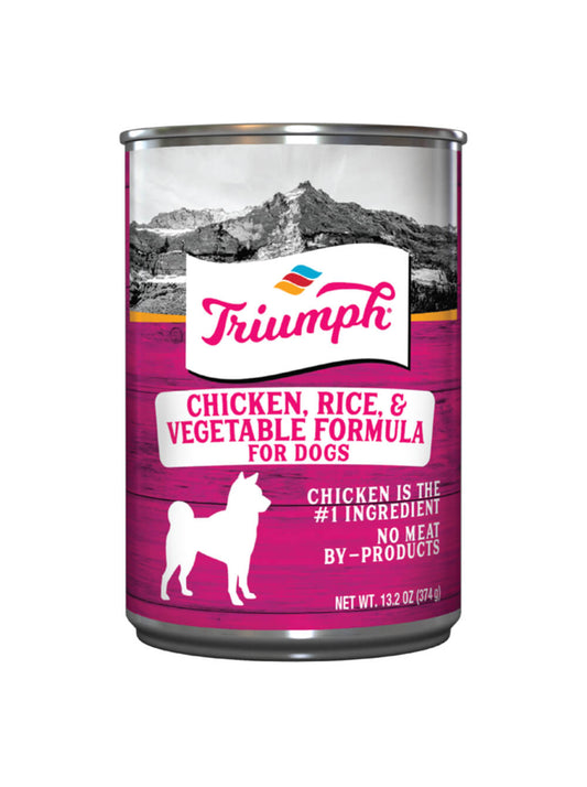 TRIUMPH Alimento Humedo para perro-Pollo y Vegetales 374gr