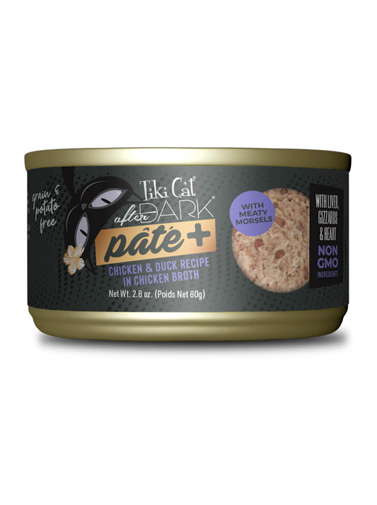 TIKI CAT After Dark - Pollo y Pato en Caldo de Pollo - Lata 80gr