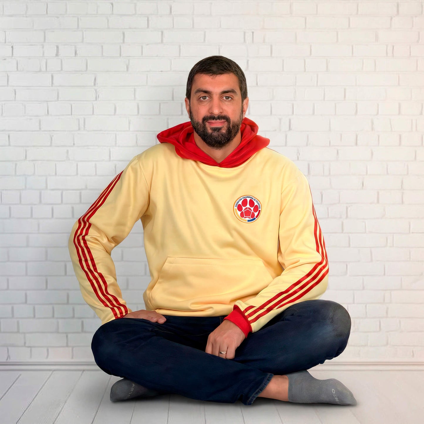 Hoodie Federacion Colombiana Hombre