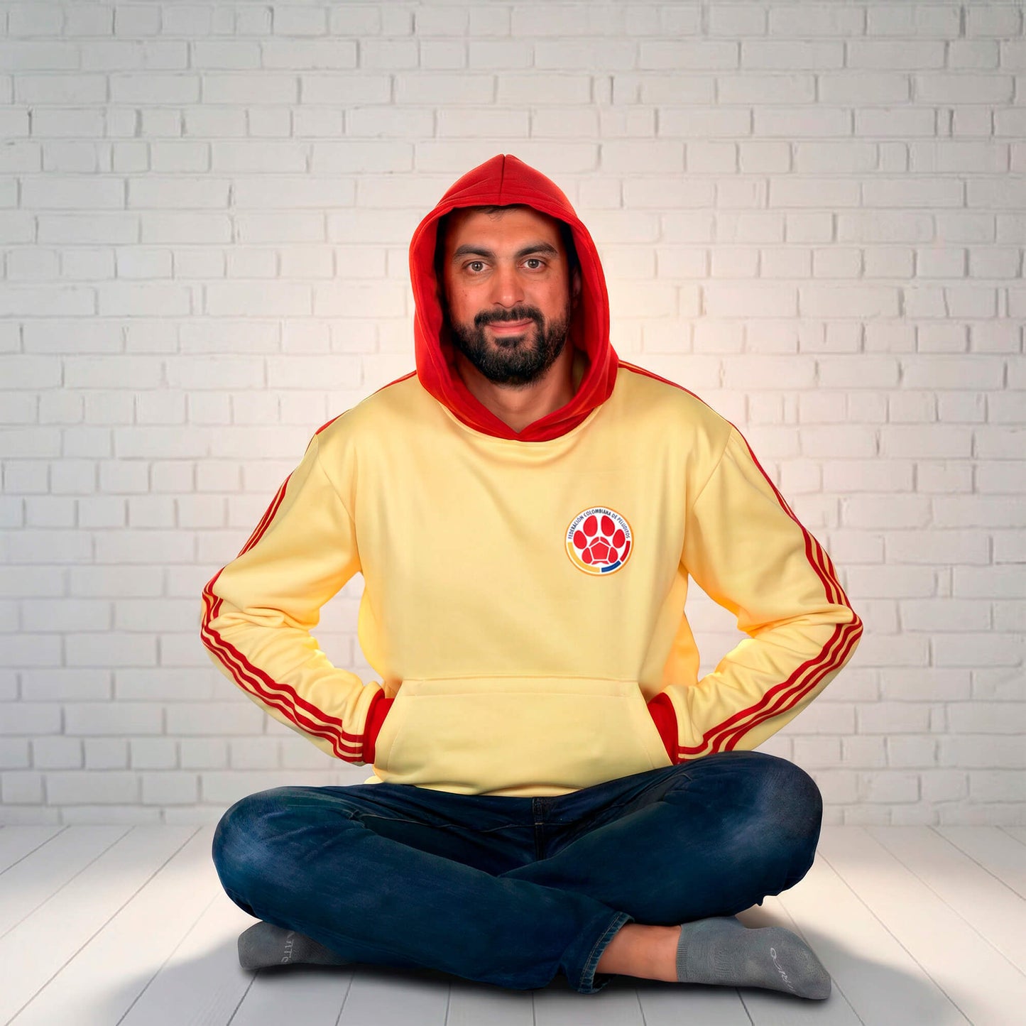 Hoodie Federacion Colombiana Hombre