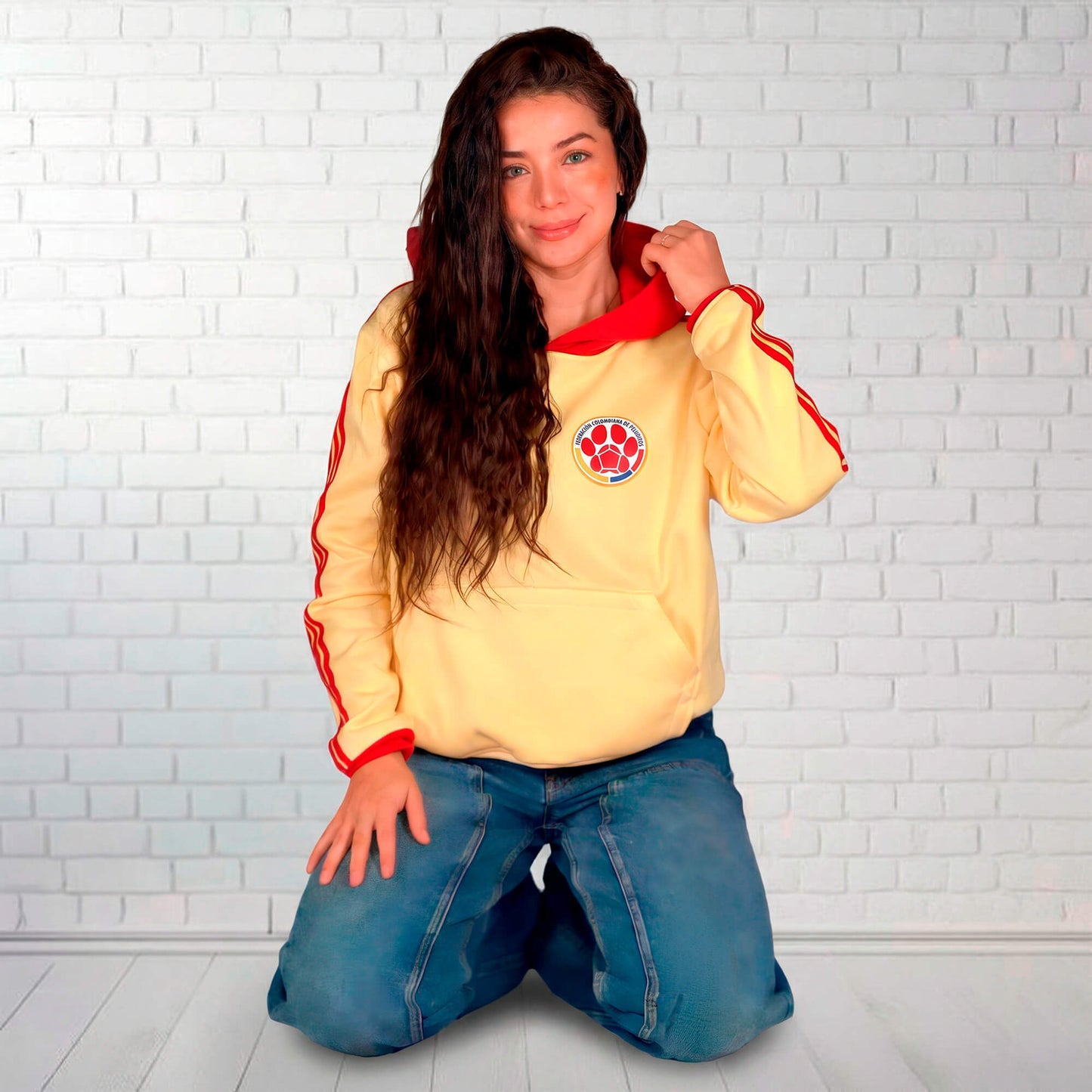 Hoodie Federacion Colombiana Mujer