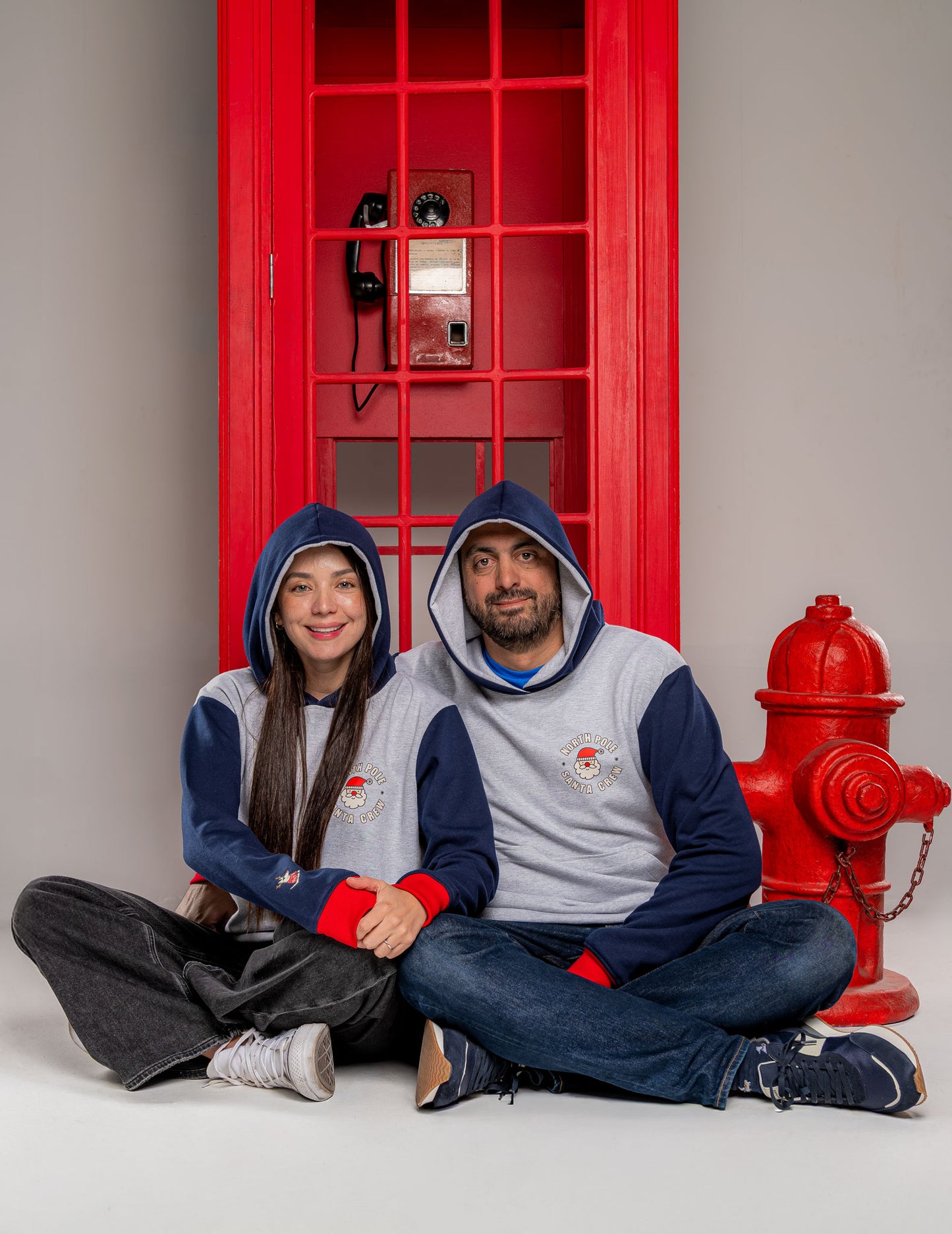 Hoodie Mamá Santa Crew